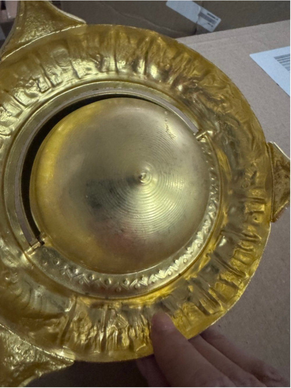 Unbranded Gold Embossed Decor One Size - Picture 10 of 10